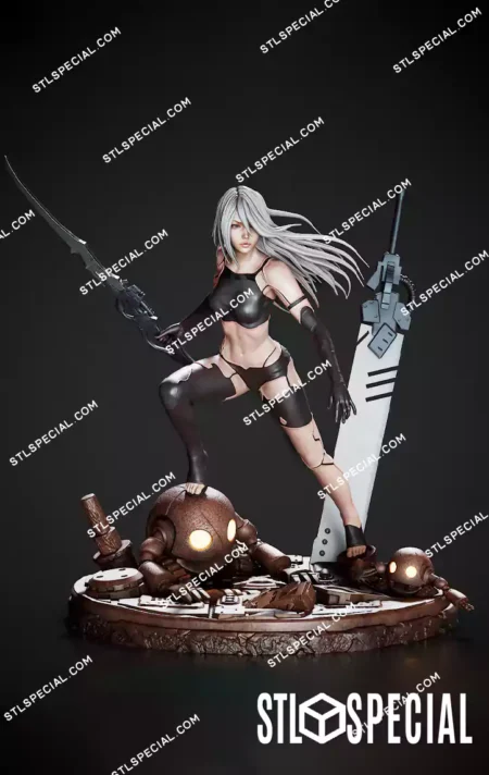 A2 3D Printable Figure STL Model