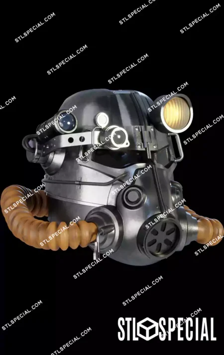T-45 Fallout Helmet STL 3D Printer File