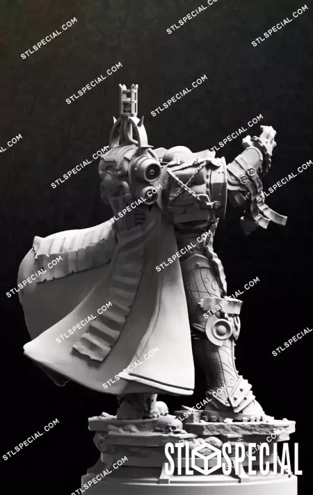 The Book Knight Grimdark Paladin STL Model