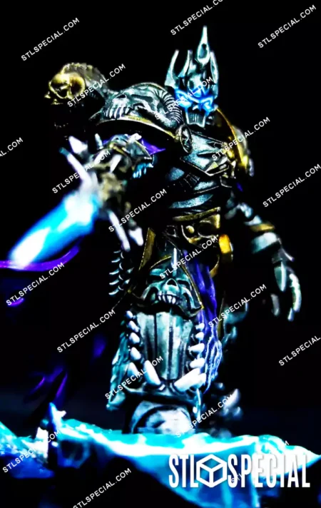Lich Lord Undead Chaos Knight STL Model