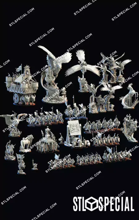 Kingdom of Mercia Full Army Pack STL Models
