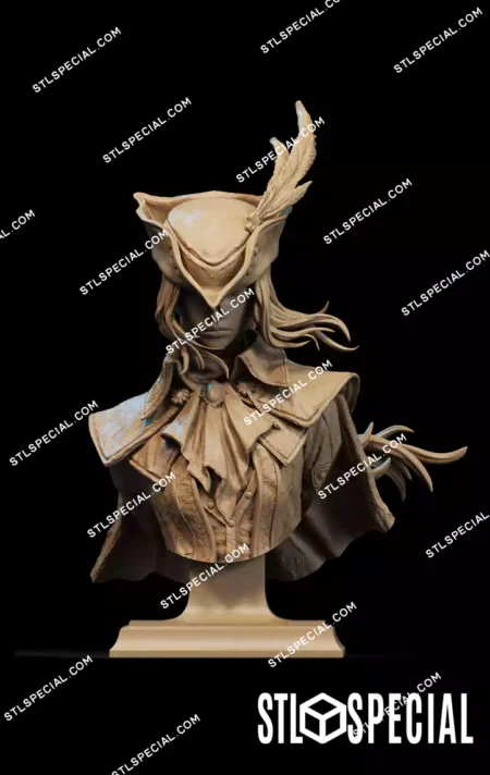 Lady Maria Bust STL 3D Printable