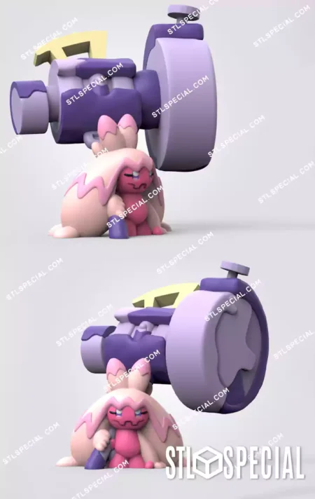 Tinkaton Pokémon STL 3MF Model