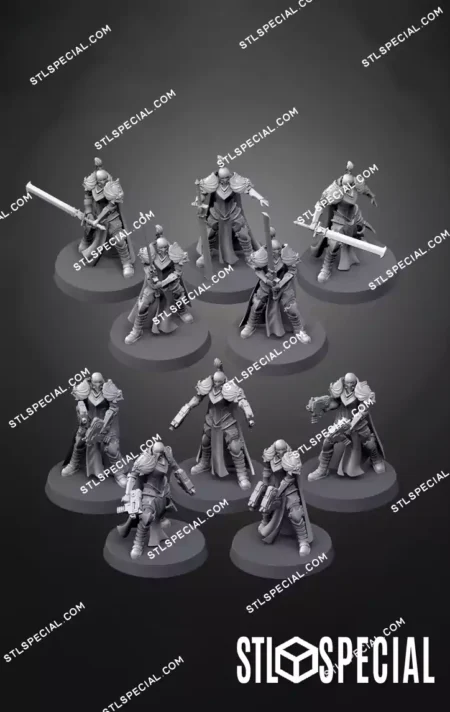 Silent Sisterhood Bundle STL 3D Print Model