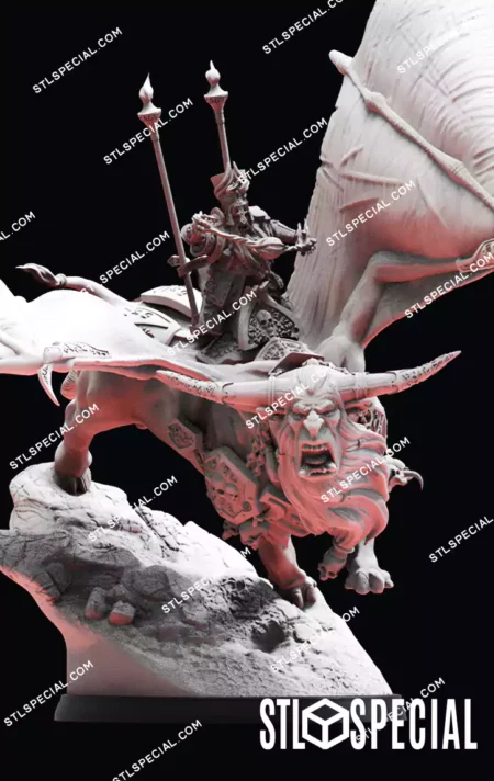 Krun-ghaz Firehands STL 3D Printable Model