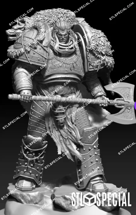 Primarch Leman Russ STL Print Model