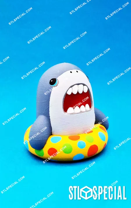 Cute Shark with Legs Flexi STL Toy