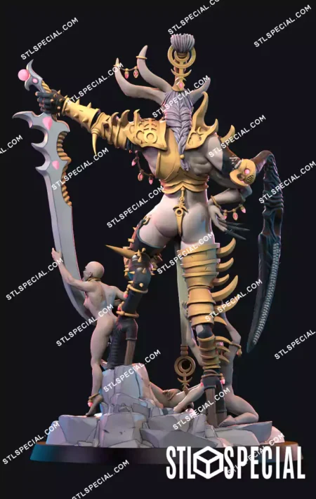 Lust Exalted Herald STL 3D Model