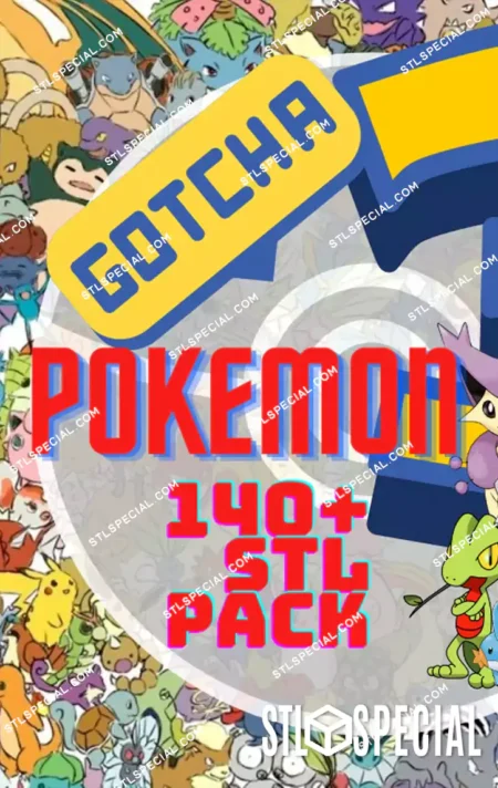 Pokémon Gen 3 140 Pokémon STL Pack