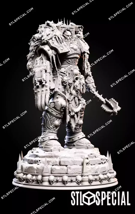 Horus Lupercal Chaos Warlord STL Model