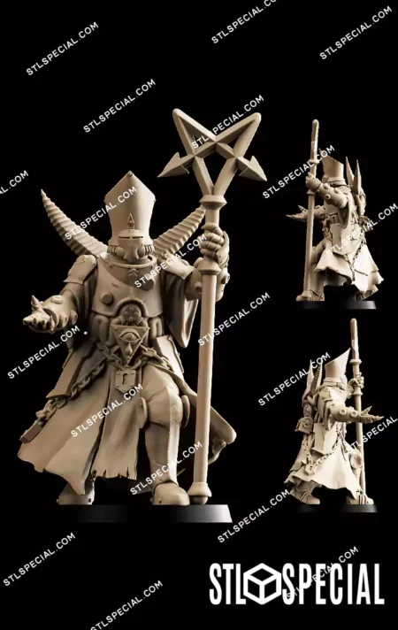 Heretic Priest STL 3D Model