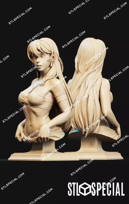 Kida Bust STL 3D Printable