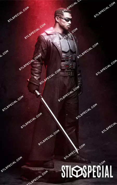 Blade STL 3D Printable Vampire Figure