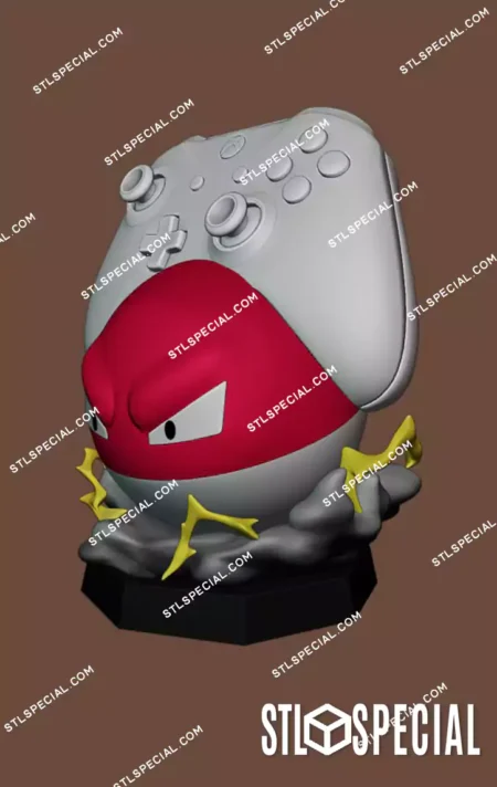 Voltorb Controller Holder STL 3D Print