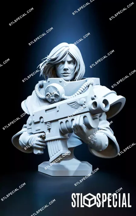 Argenta Bust STL 3D Model