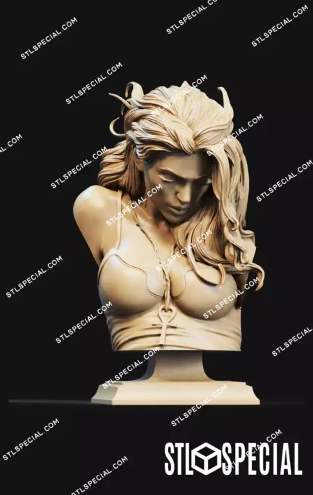 Death Bust STL 3D Printable