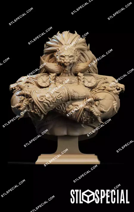 Radahn and Miquella Bust STL 3D Printable