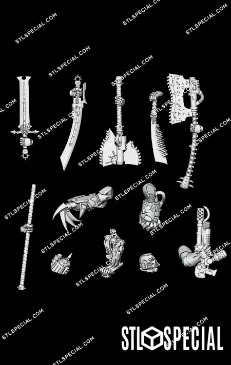 Elite Chaos Soldiers STL 3D Print Model