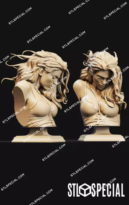 Death Bust STL 3D Printable