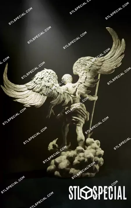 Archangel Michael STL 3D Printable Figure