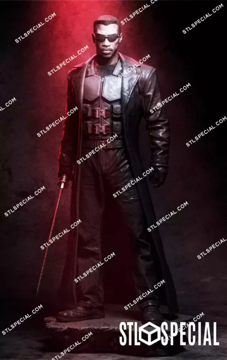 Blade STL 3D Printable Vampire Figure