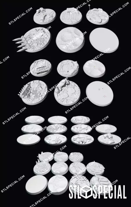 Bases Pack STL 3D Bundle