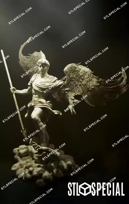Archangel Michael STL 3D Printable Figure