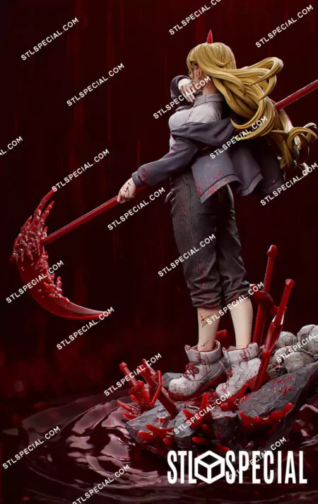 Chainsaw Man Power STL 3D Printable Figure