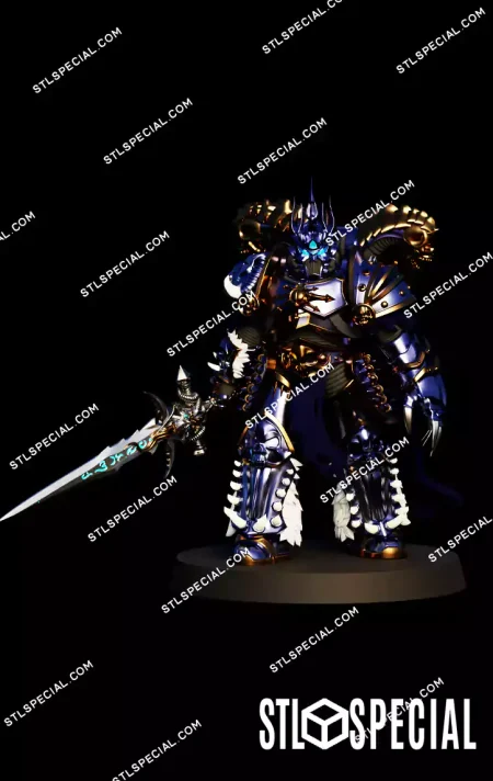 Lich Lord Undead Chaos Knight STL Model