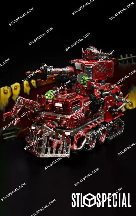Orkz Heavy Armoured War Wagon STL