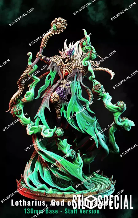 Lotharius, God of Ruination STL 3D Printable