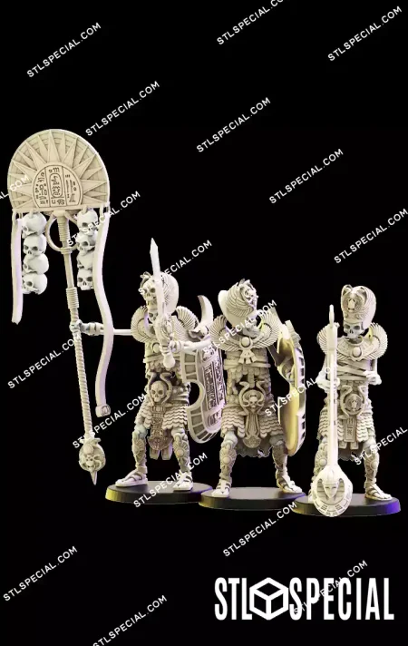 Amun-Re Guard and Command Group STL