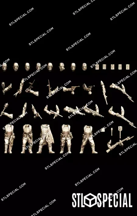 Heretic Troopers Heretic Legion STL Pack