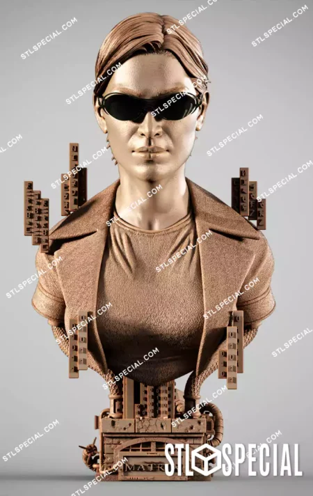 Trinity Portrait Bust 3D Printable STL