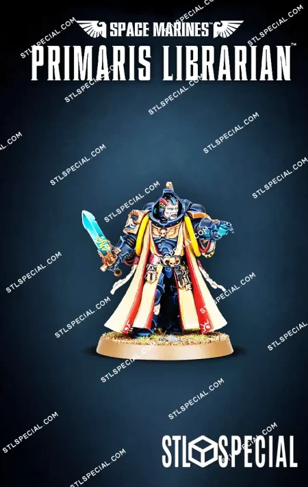 Primaris Librarian Space Marine STL Model