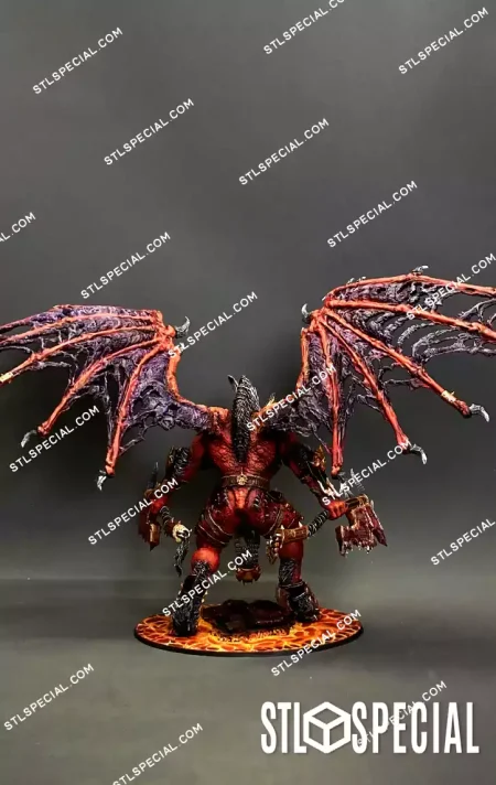 Skarbrand Daemon Lord STL 3D Model