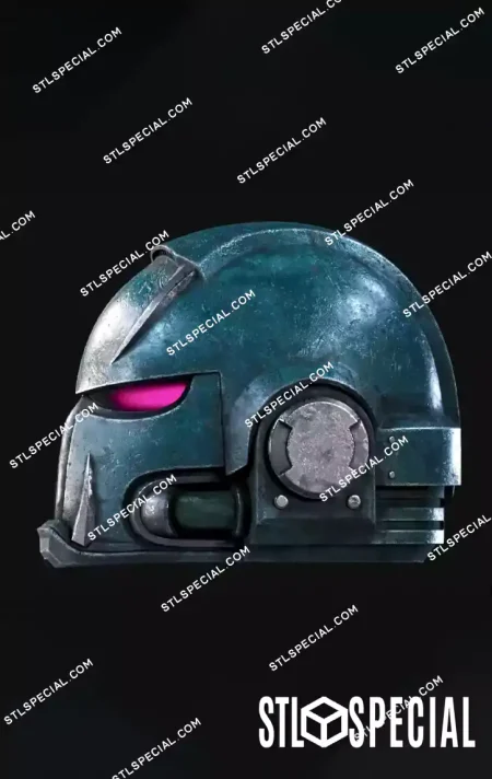 Space Marine 2 Alpha Legion Helmet STL & 3MF