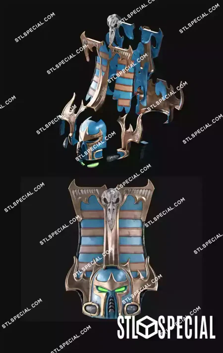 Thousand Sons Helmet STL & 3MF Model