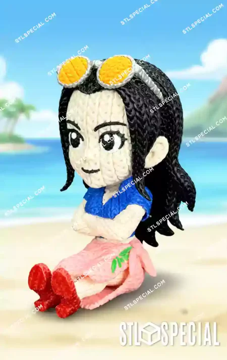 Nico Robin Knitted Crochet STL & 3MF Files
