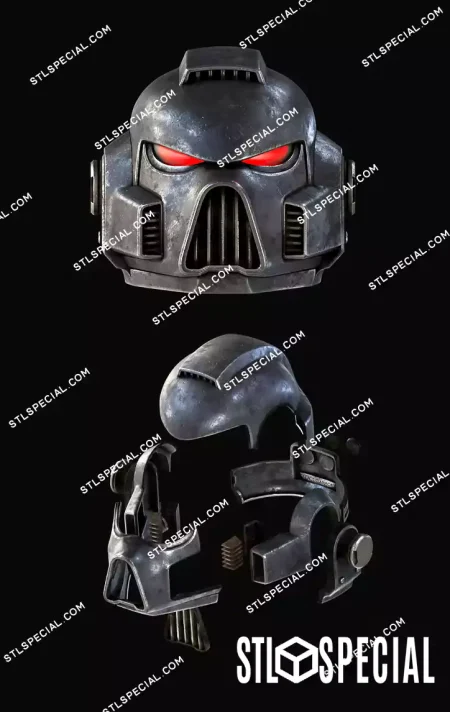 Space Marine 2 Mark VIII Helmet STL Model