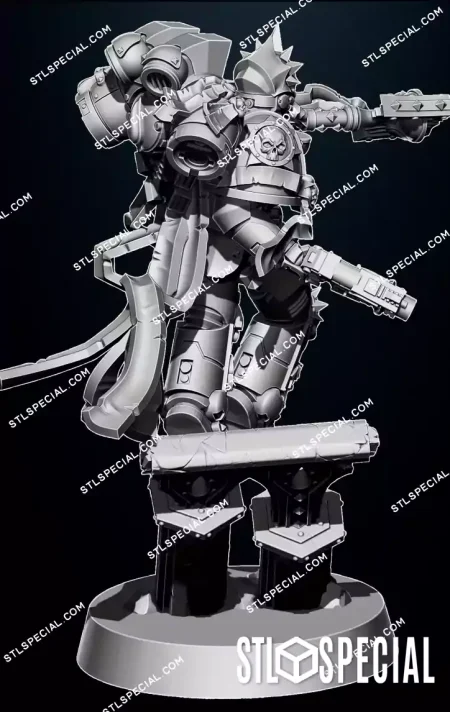 Hemo Knights Warden STL 3D Model