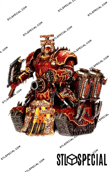 Khorne Lord of Skulls STL 3D Model