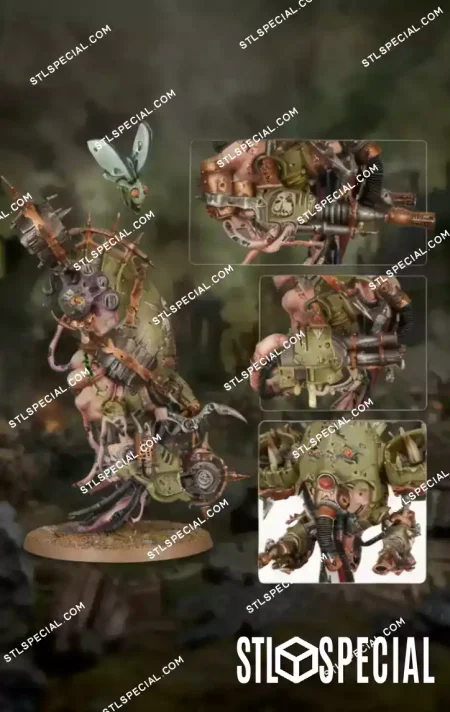 Foetid Bloat-Drone Plague Hover Daemon Engine STL Model