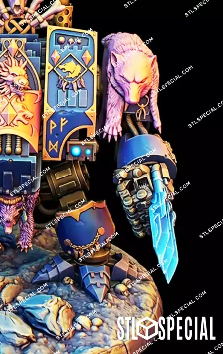 Murderfang Cursed Dreadnought of the Space Wolves STL