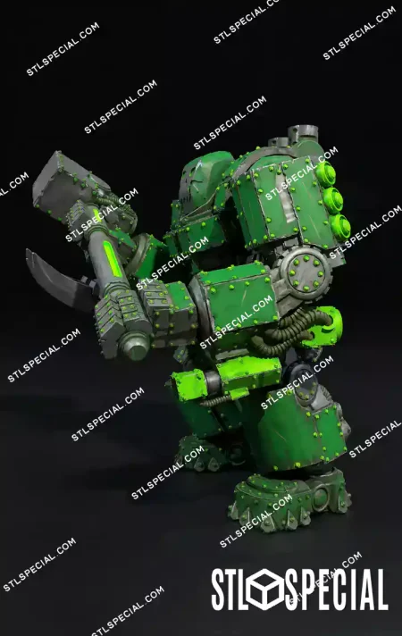 Ork Mega Dread Brutal War Engine STL Model