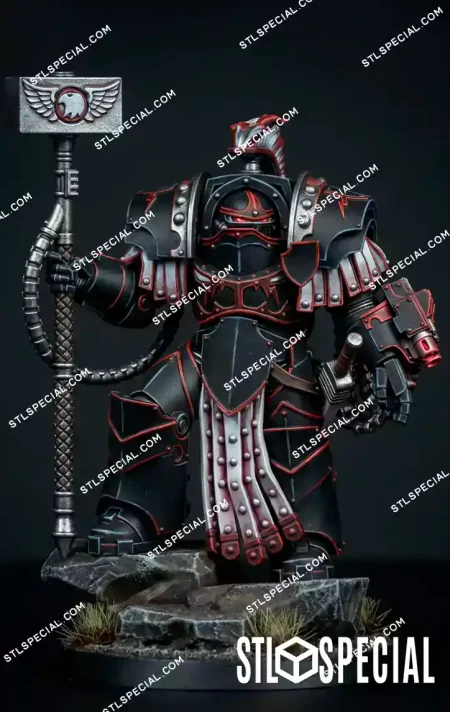 Chaos Space Marine Terminator Champion STL