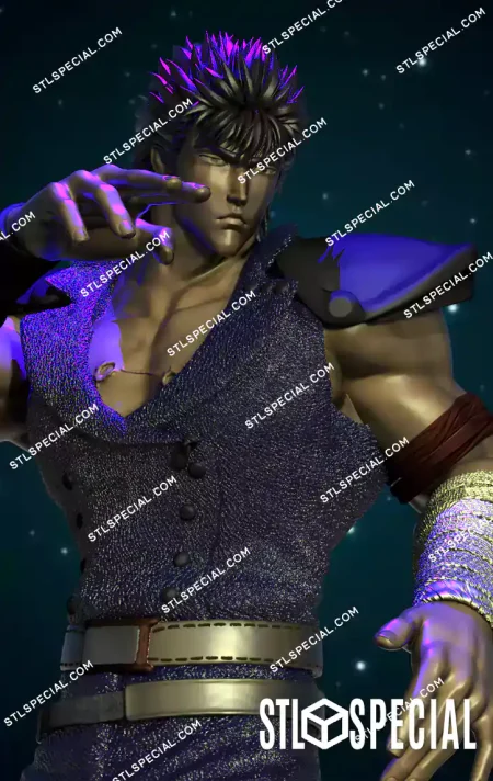 Ken Shiro Fist of the North Star STL 3D Model