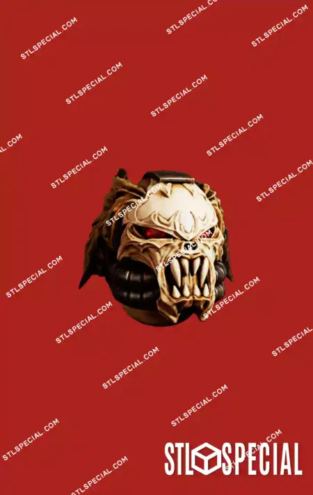 Night Hunter Helmet Heads STL Pack