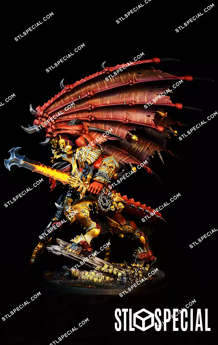 Angron, Daemon Primarch of Khorne STL Model