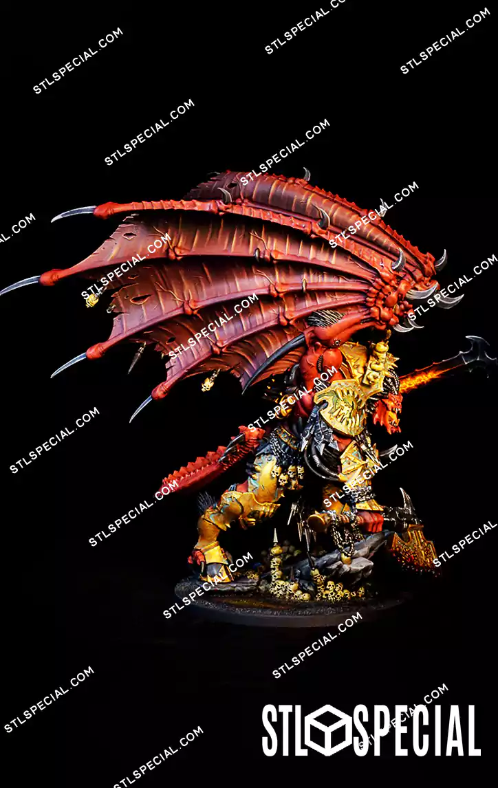 Angron, Daemon Primarch of Khorne STL Model
